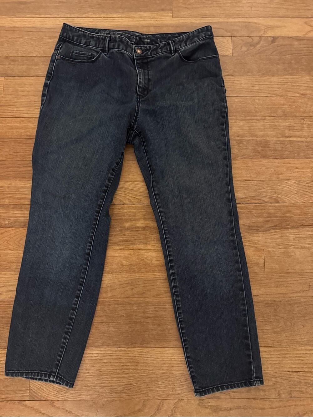 Coldwater Creek Women's Blue Slim Leg Jeans - Size 12
 b70